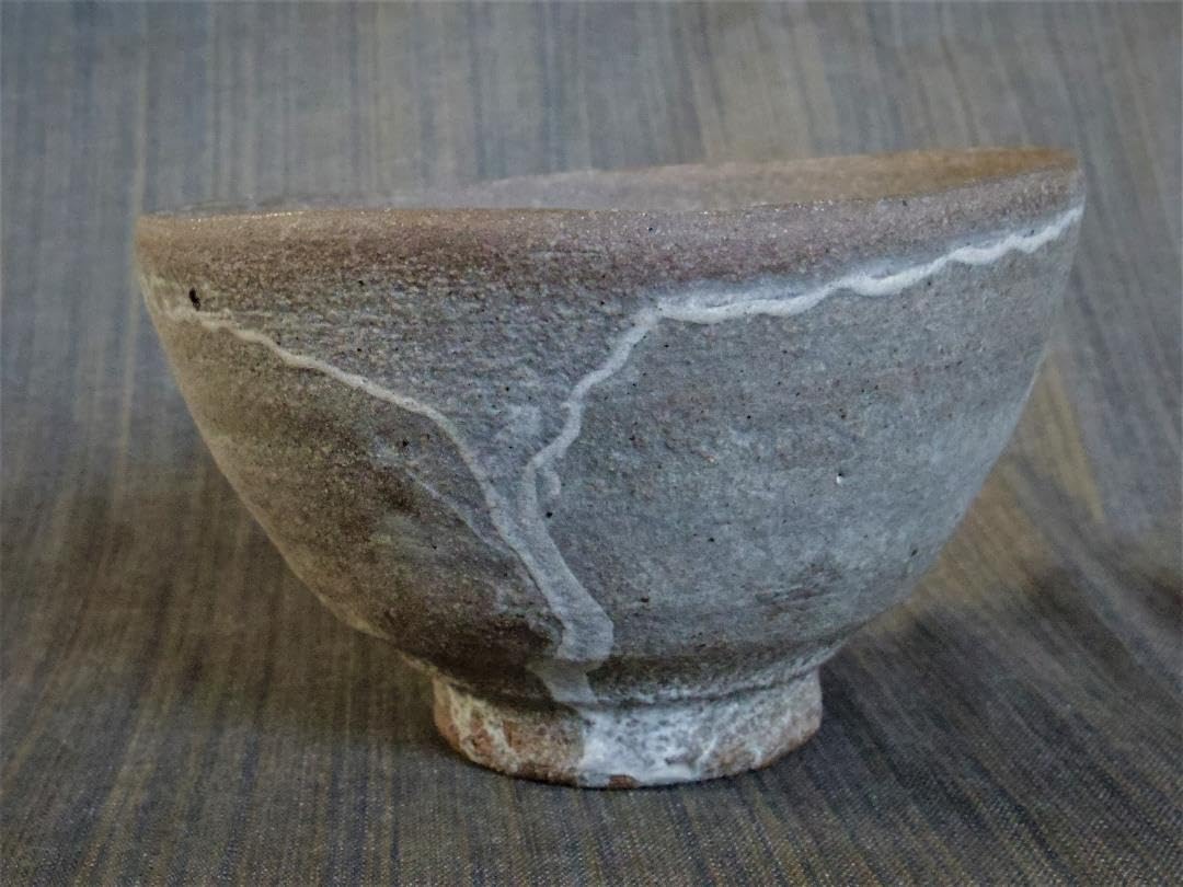 希少★金重有邦【師：金重素山、金重陶陽】★灰釉茶碗★黒田陶苑個展作品 Amazon | 金重有邦 師 金重素山 金重陶陽 灰釉茶碗 黒田陶苑個展作品